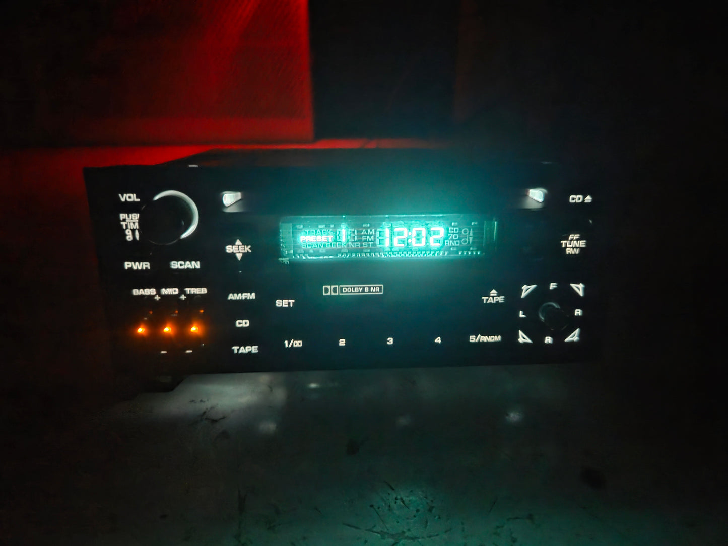 Chrysler CD cassette radio