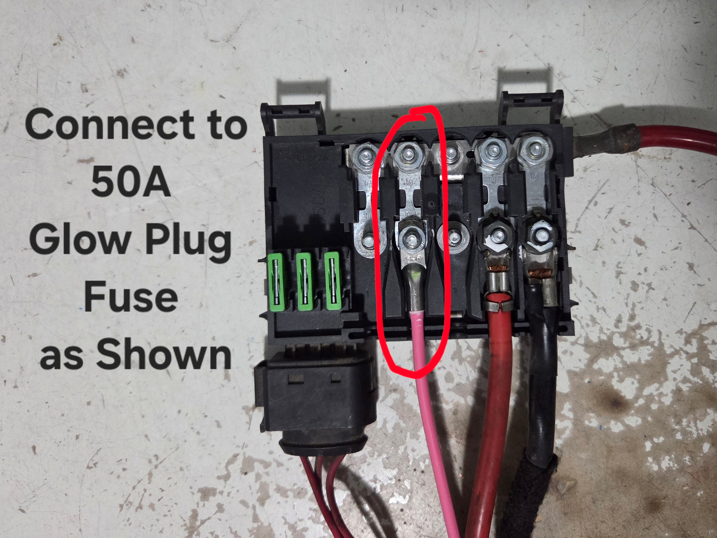 ALH TDI Stand Alone Glow Plug Wiring Harness 1999-2003 VW 1.9 Jetta Golf Beetle