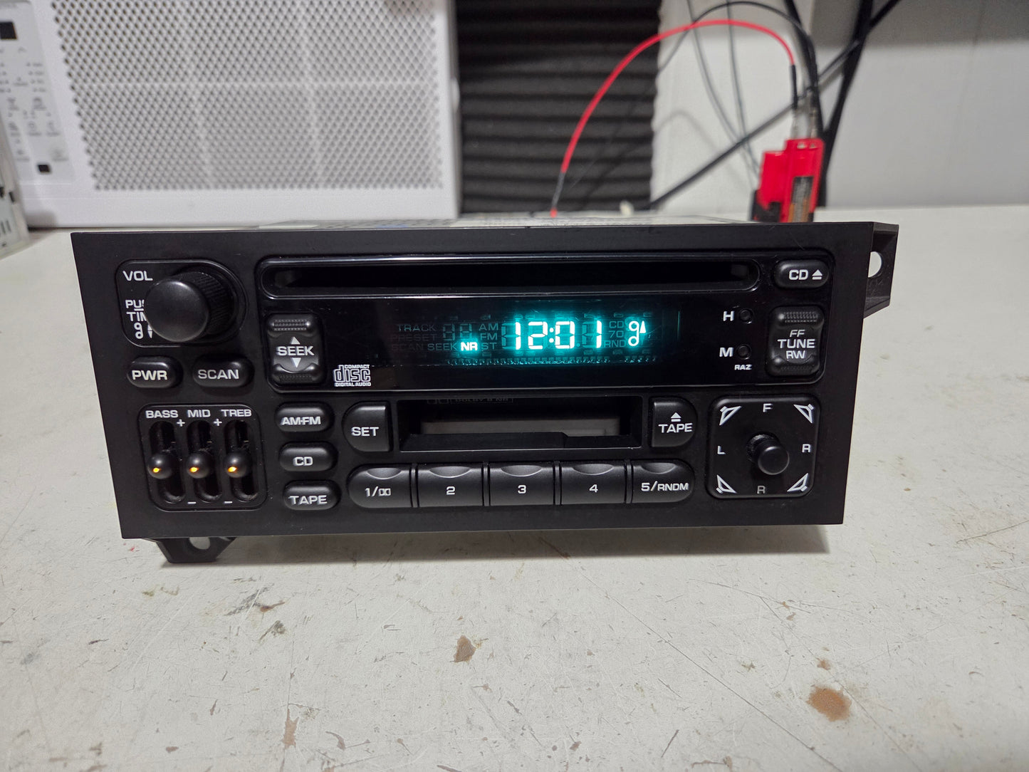 Chrysler CD cassette radio