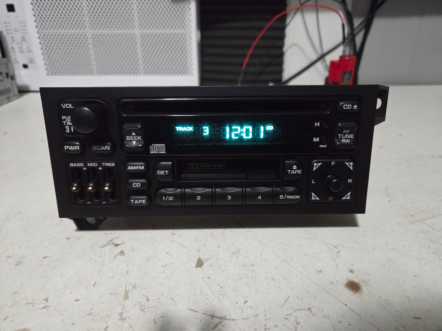 Chrysler CD cassette radio