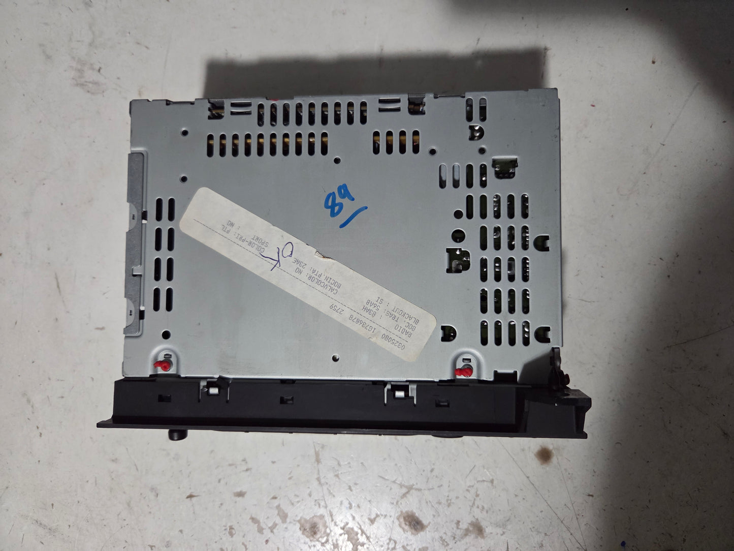 Chrysler CD cassette radio