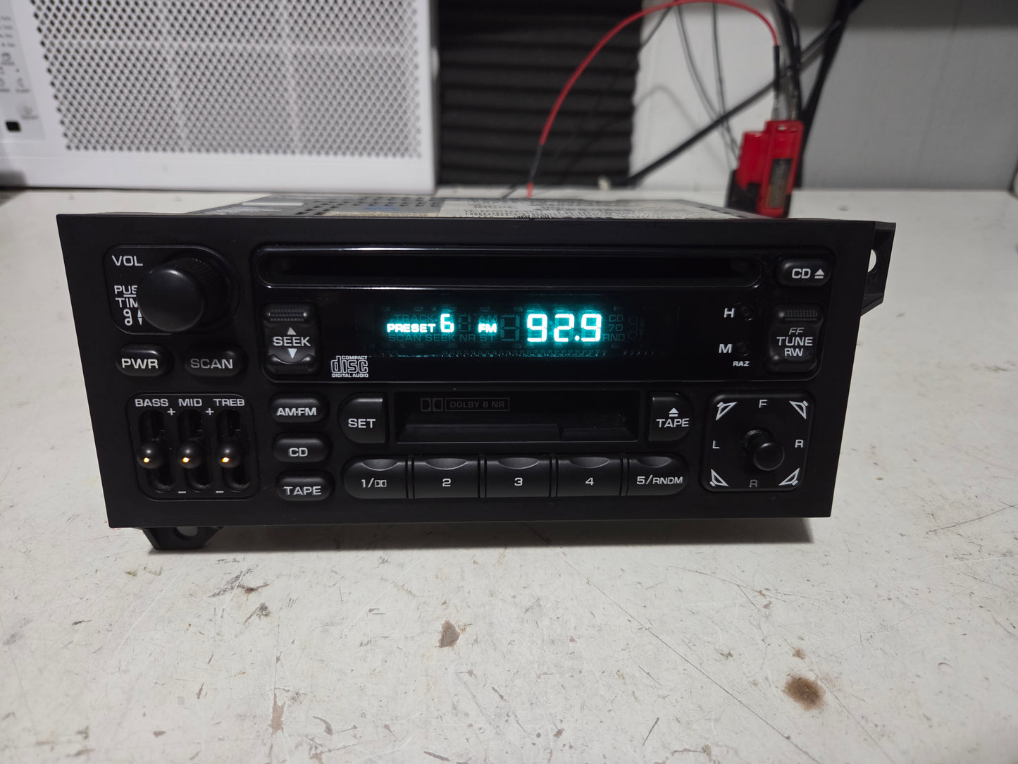 Chrysler CD cassette radio